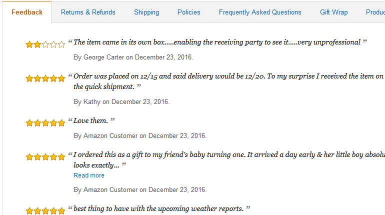 Amazon Feedback Guide For Buyers And Sellers